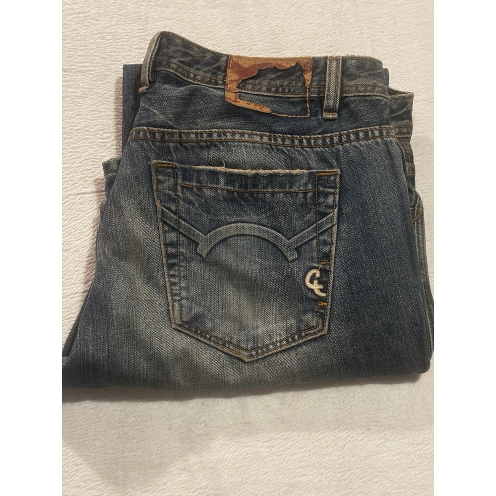 Cult Of Individuality Jeans Hagen Men's *36x33 Straight Leg Distressed Thrash